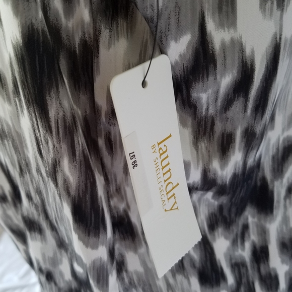 NEW Laundry by Shelli Segal sleeveless print top - Picture 5 of 7